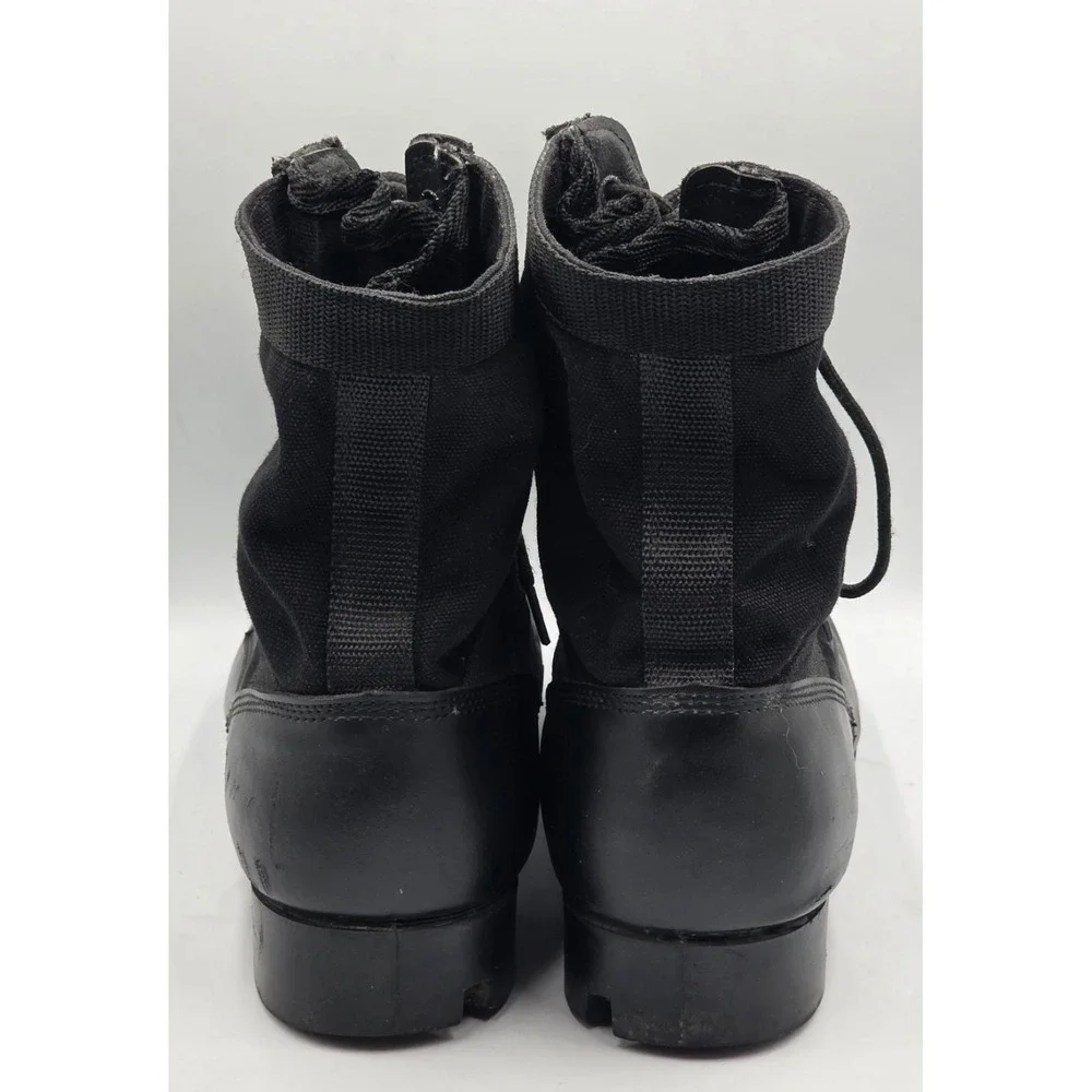 Rothco Men's Black Leather Jungle Boots Panama Sole Size 11R Regular